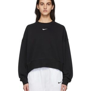 Nike Black NSW Essentials Fleece Sweatshirt